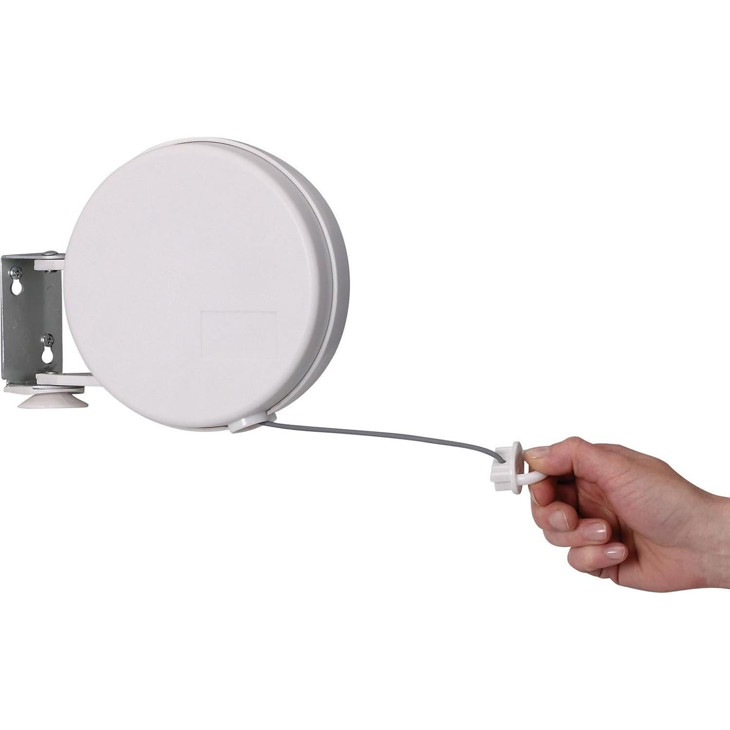 Línea de Ropa Retráctil Household Essentials 12.19m Blanca