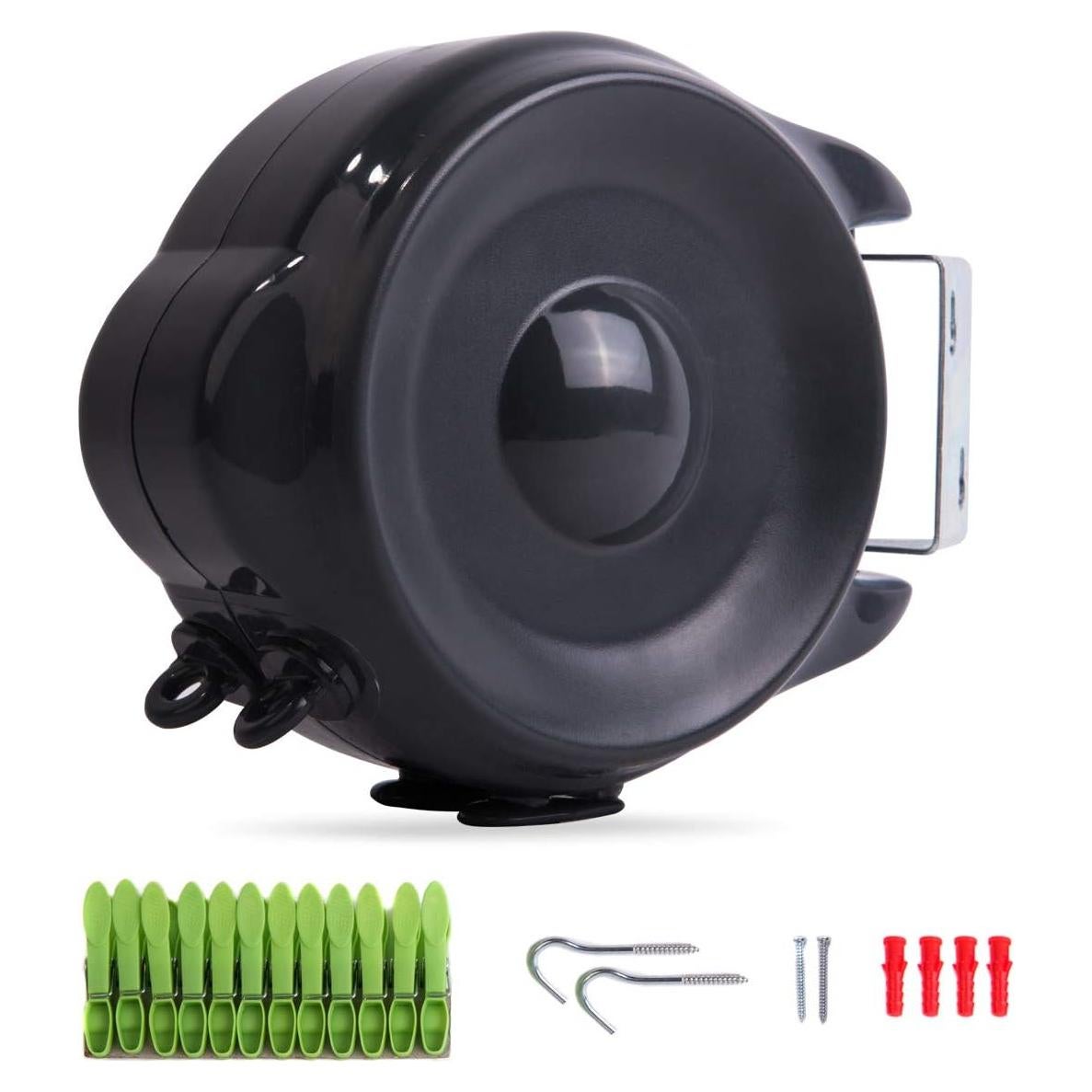 Cuerda Retráctil para Ropa JS HANGER 30m Doble Línea Alta Resistencia