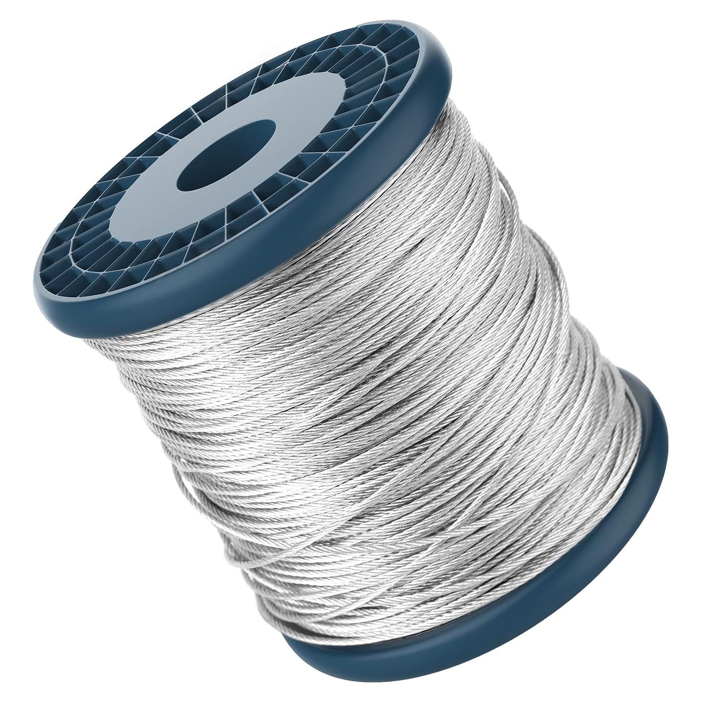 Cable de Alambre Galvanizado Houseables 1/16" 500 Pies 520 LB