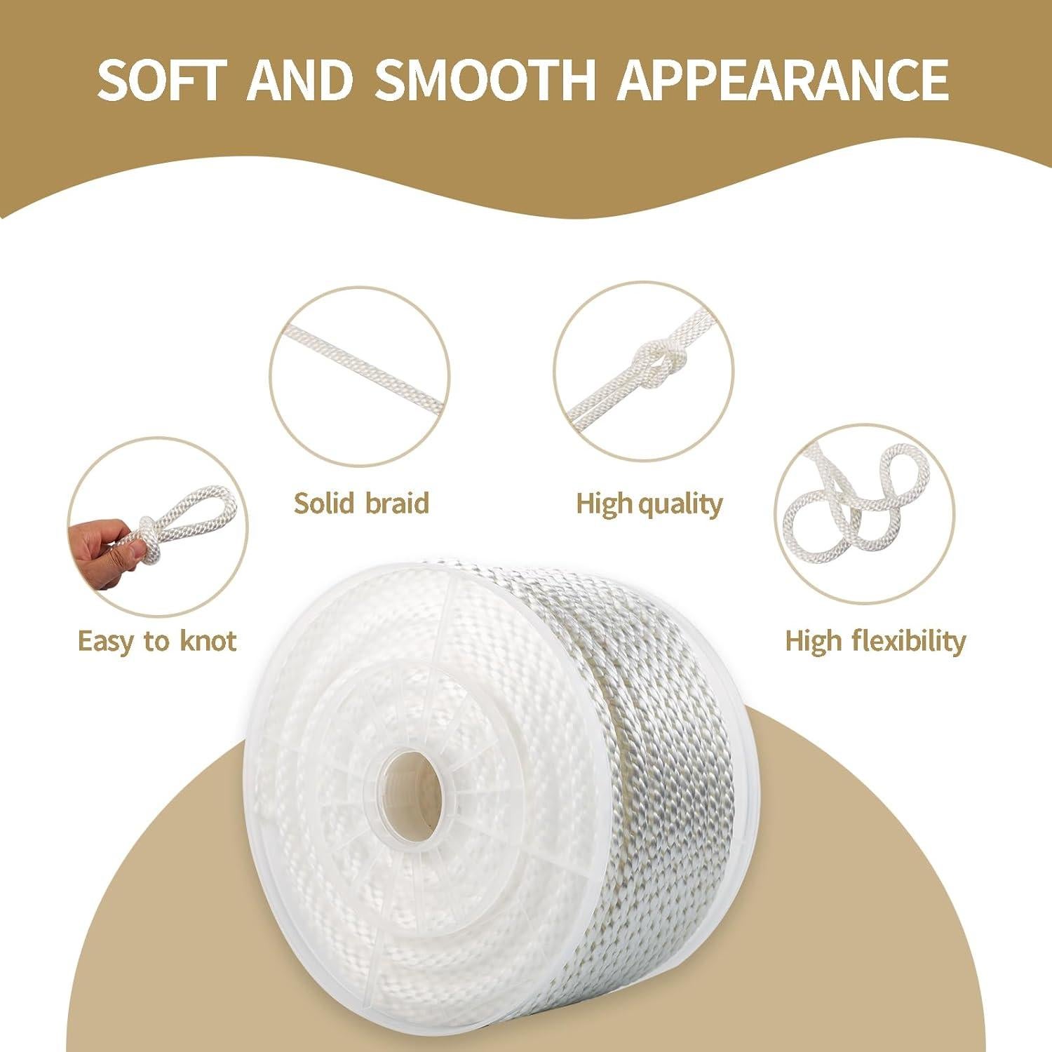 Cuerda de Nylon Trenzada LUOPUTUO 1/2" 30m Alta Resistencia