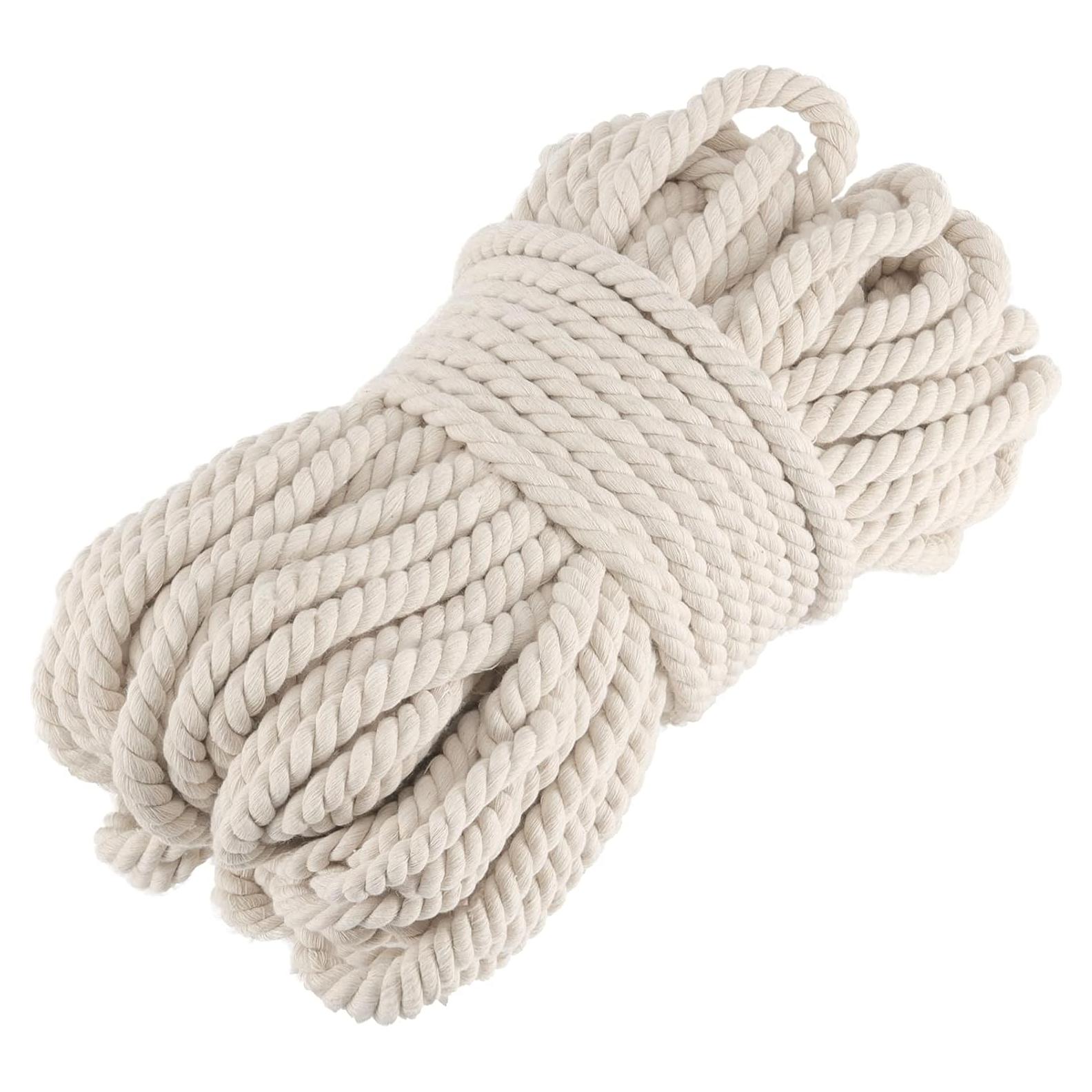 Cuerda de Algodón Trenzada SHEUTSAN 1.3 cm x 50 m Natural