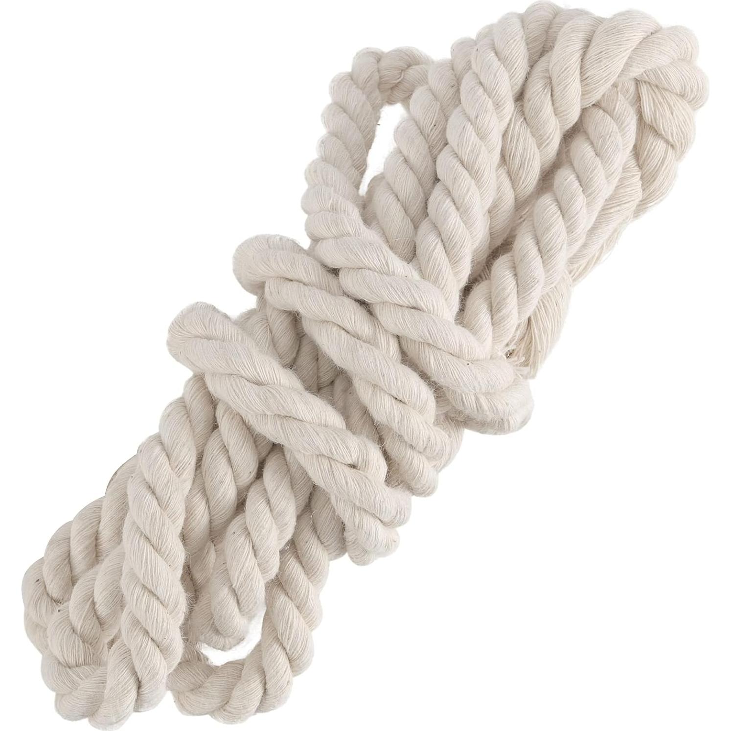 Cuerda de Algodón Trenzada SHEUTSAN 1.3 cm x 50 m Natural