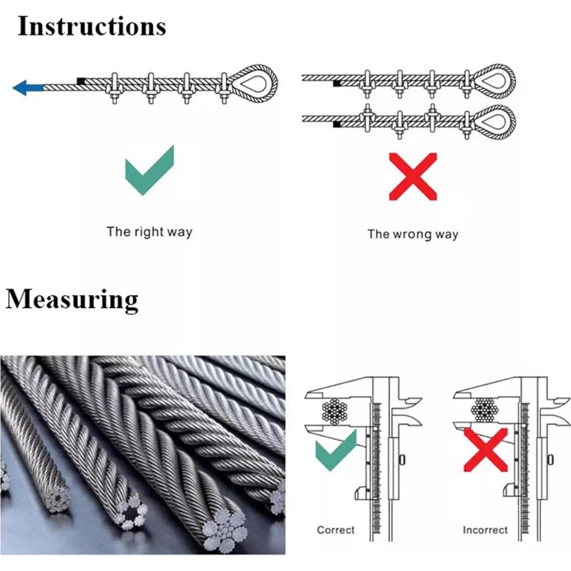 Cuerda de Alambre de Acero Inoxidable 1mm 50m RMTCEG