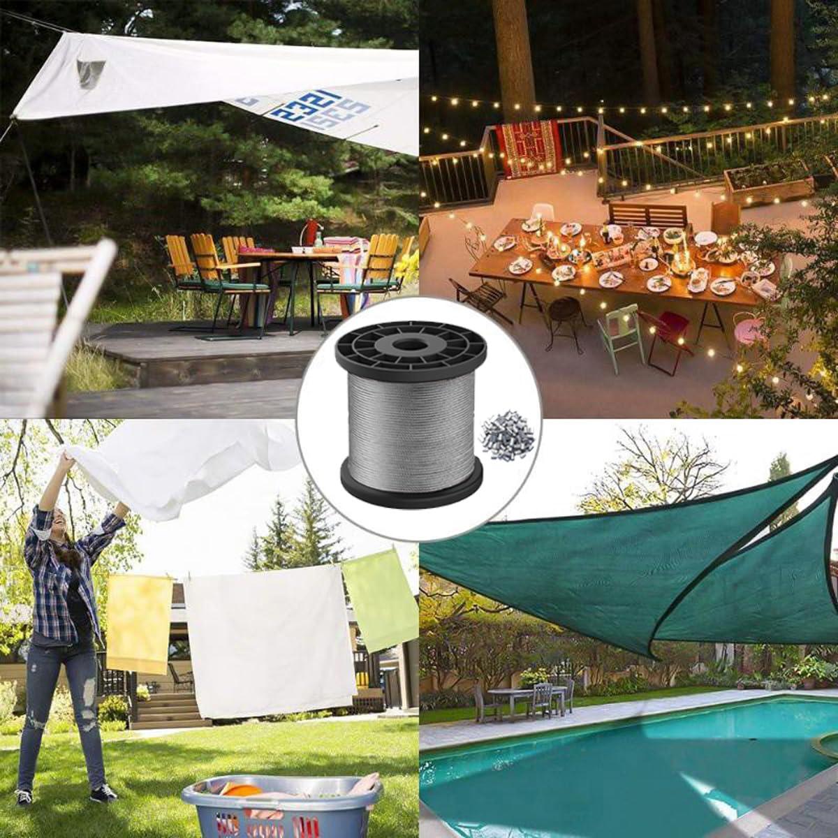 Cuerda de Alambre de Acero Inoxidable 1mm 50m RMTCEG