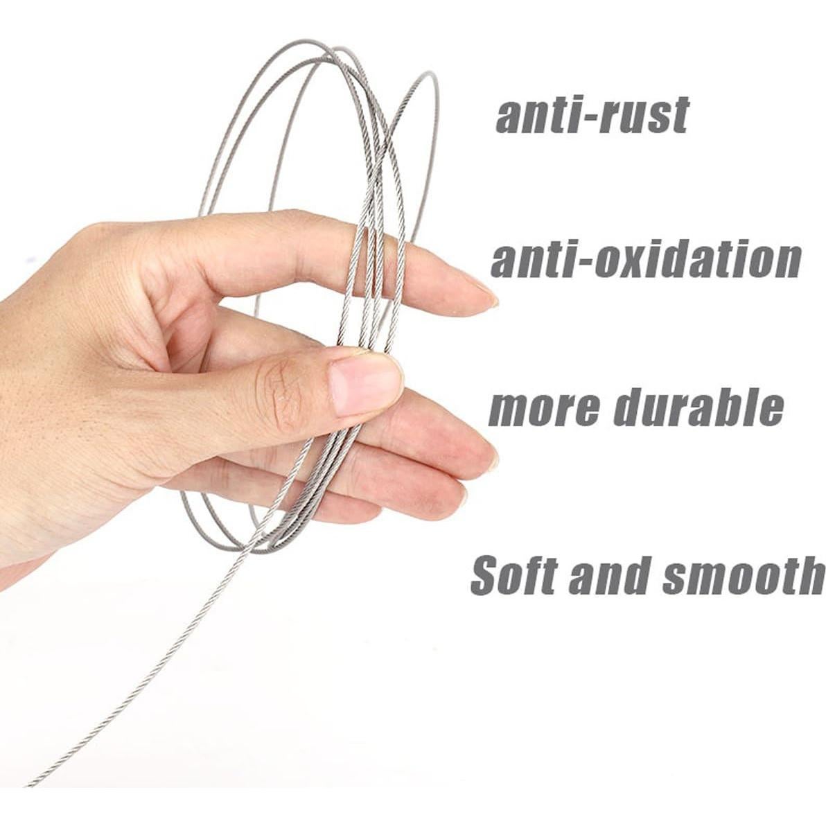 Cuerda de Alambre de Acero Inoxidable 1mm 50m RMTCEG