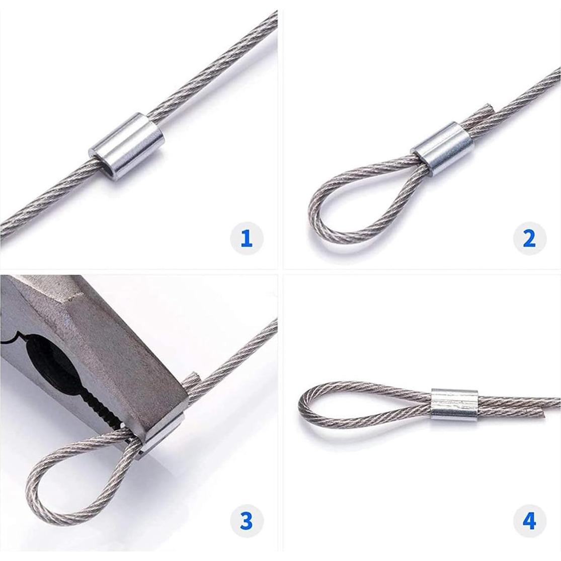 Cuerda de Alambre de Acero Inoxidable 1mm 50m RMTCEG