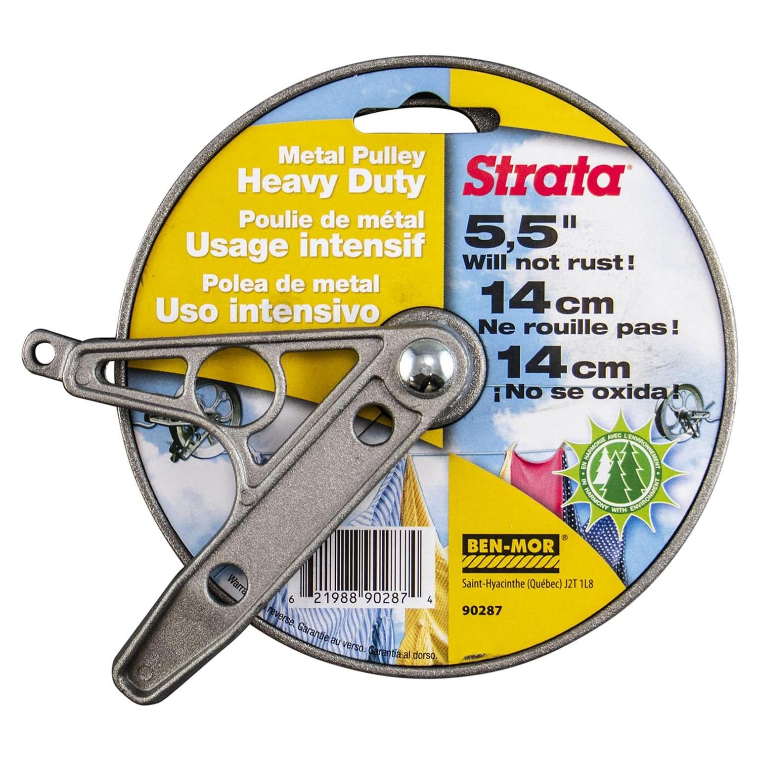 Polea de Ropa Exterior Strata 5.5" Metal a Prueba de Óxido