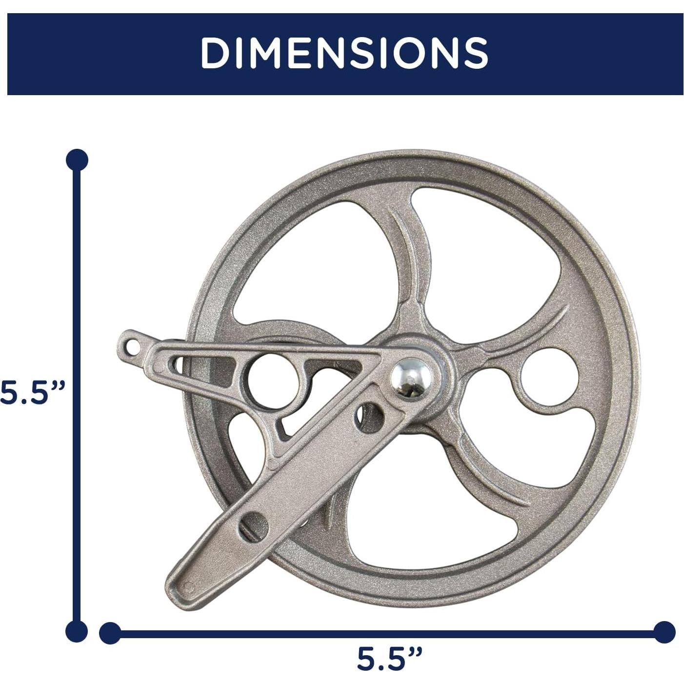 Polea de Ropa Exterior Strata 5.5" Metal a Prueba de Óxido