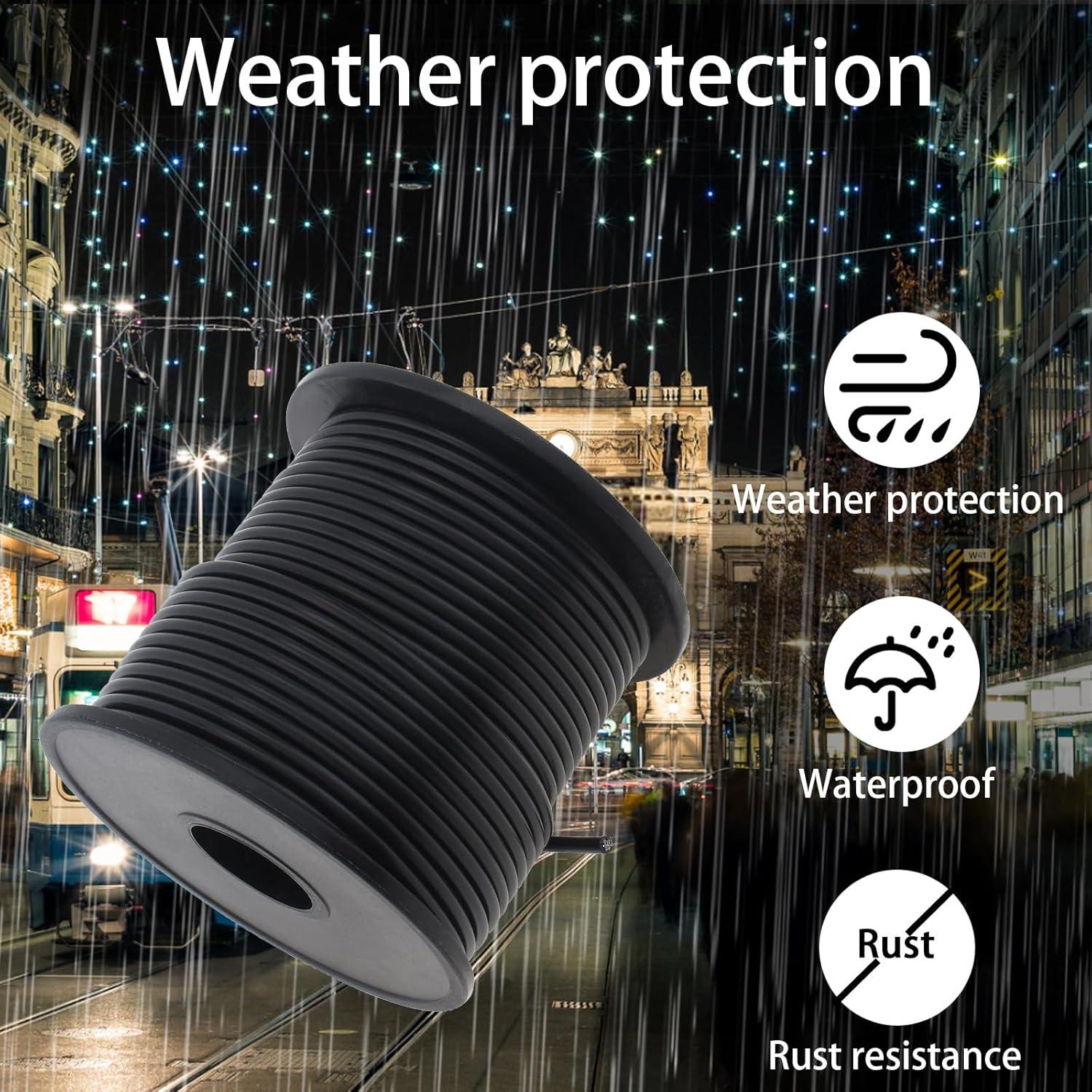 Cable de Acero Inoxidable 30m PNXKTXO Recubierto Nylon 1.5mm