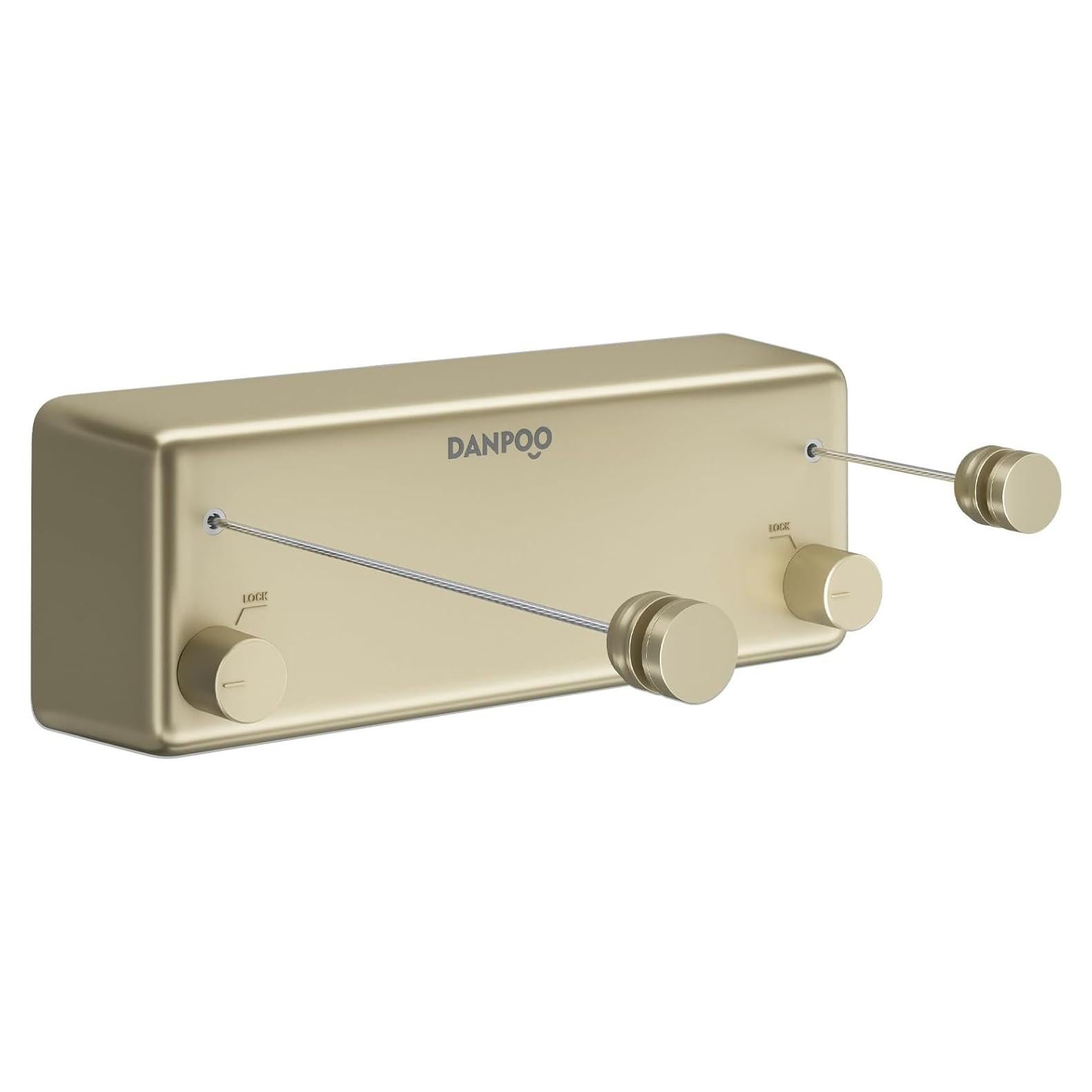 Línea de Ropa Retráctil Danpoo 8.5m Oro para Secado