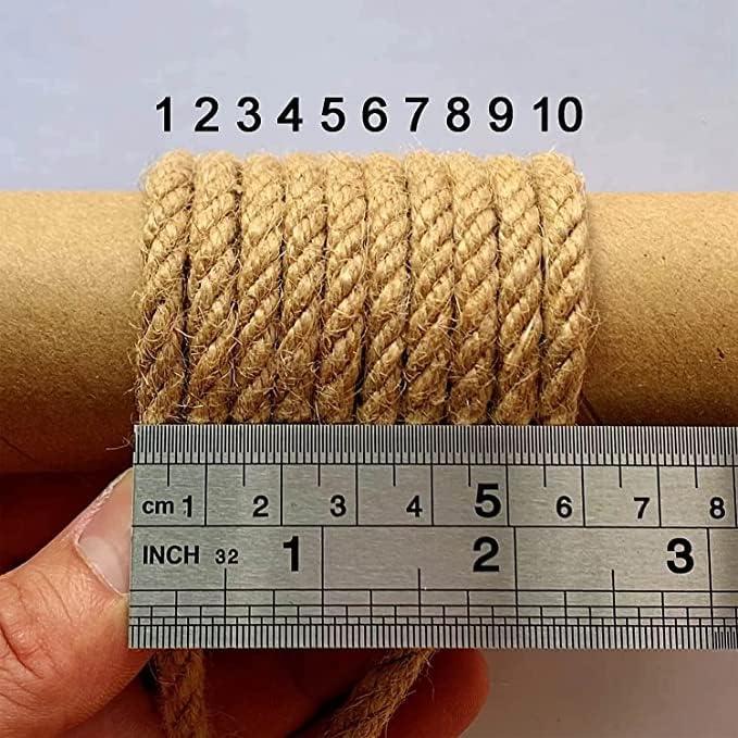 Cuerda de yute ILIKEEC 6mm 50m biodegradable para manualidades