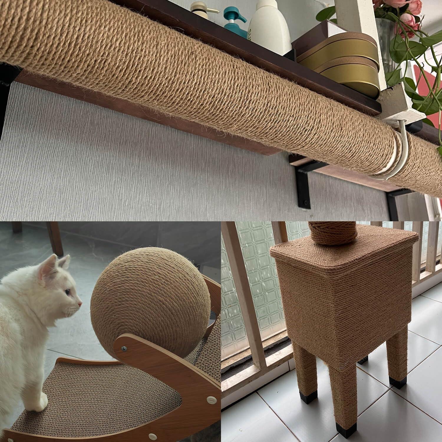 Cuerda de yute ILIKEEC 6mm 50m biodegradable para manualidades