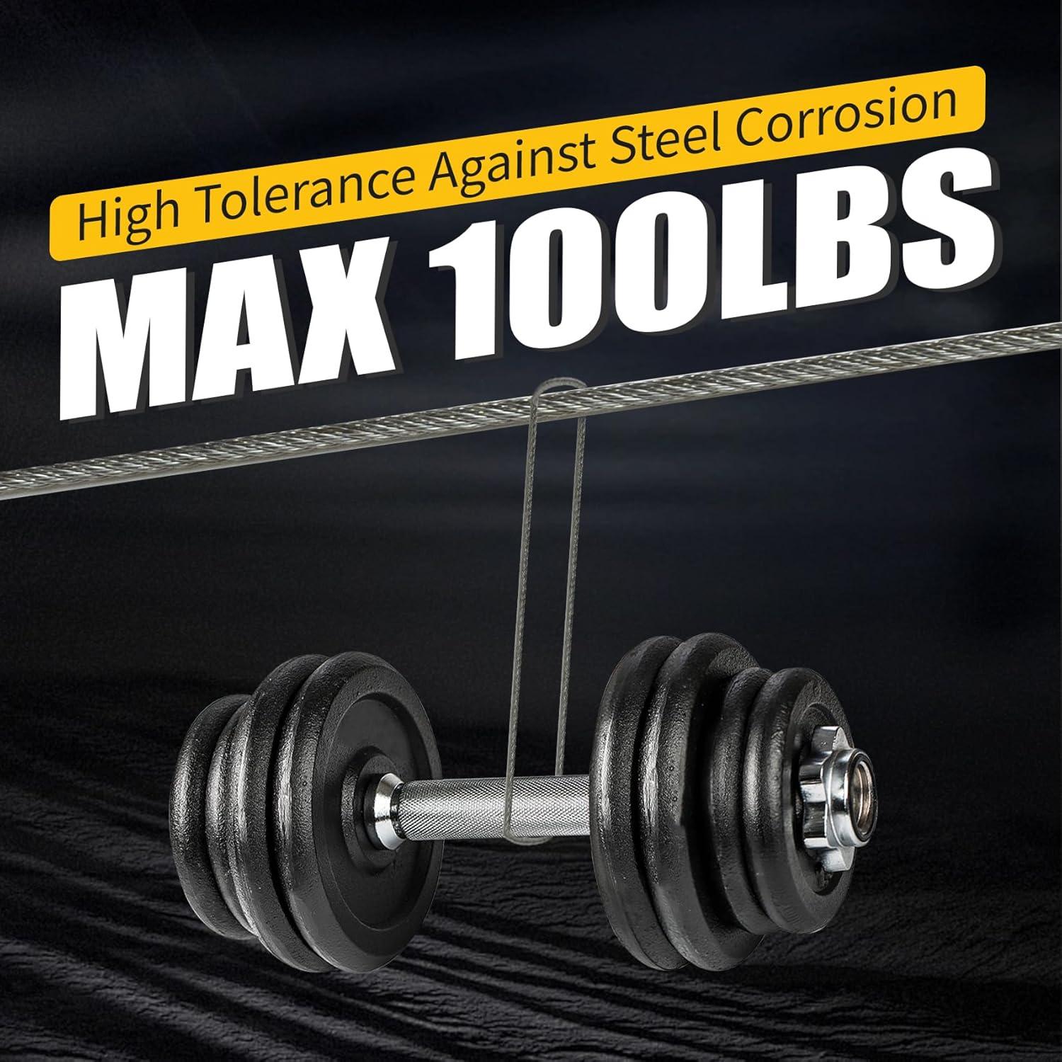 Cable de Acero Inoxidable 316 Uyenseoy 400FT 0.79mm Trenzado