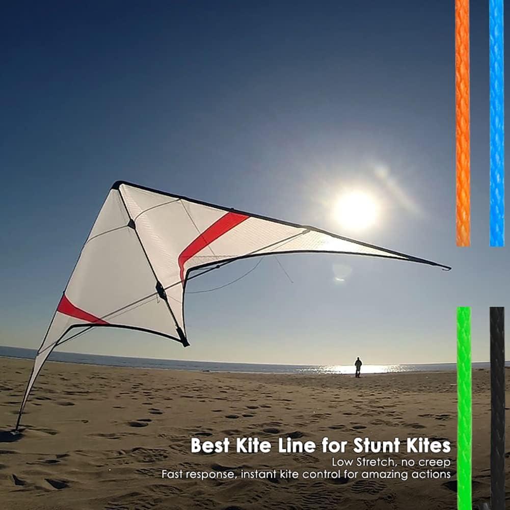 Cuerda Micro UHMWPE 0.8mm Negra Emma Kites 30.48m 220Lb