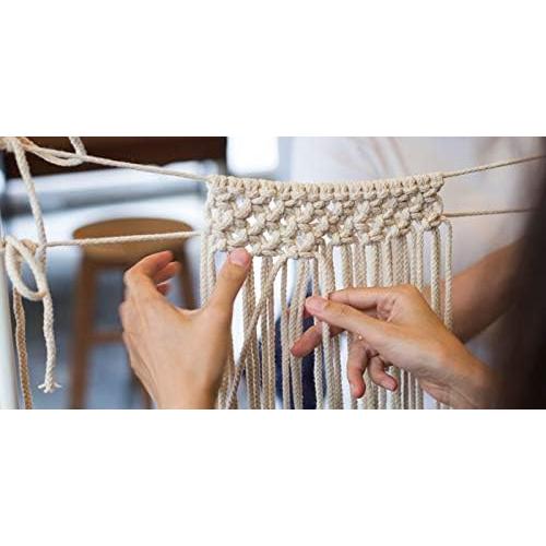 Cordón de Macramé Negro Mandala Crafts 3mm 99.4m Algodón