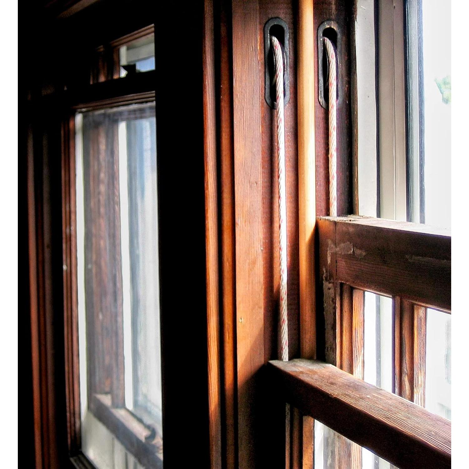 Cuerda Sash Premium Gran Blanco 30.48m Algodón con Trazador Azul