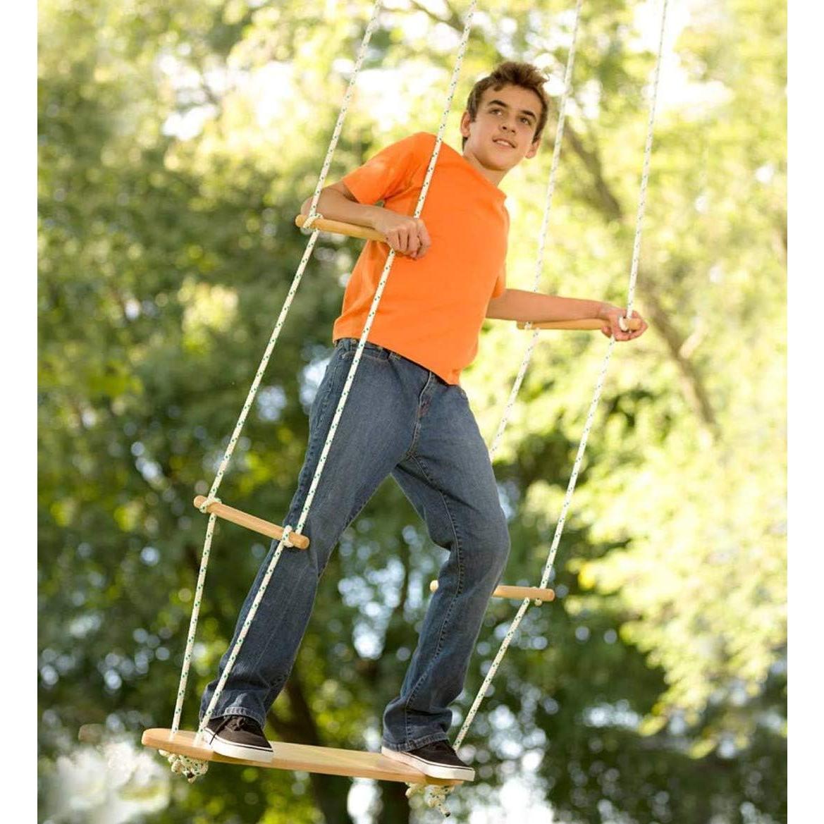 Cuerda Sash Premium Gran Blanco 30.48m Algodón con Trazador Azul