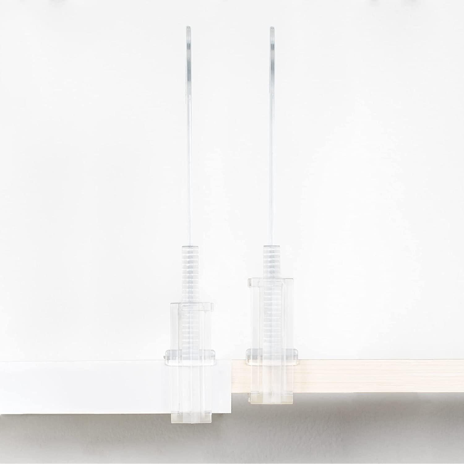 Divisores de Estante Acrílico Richards 2 Pack - Organizador Transparente