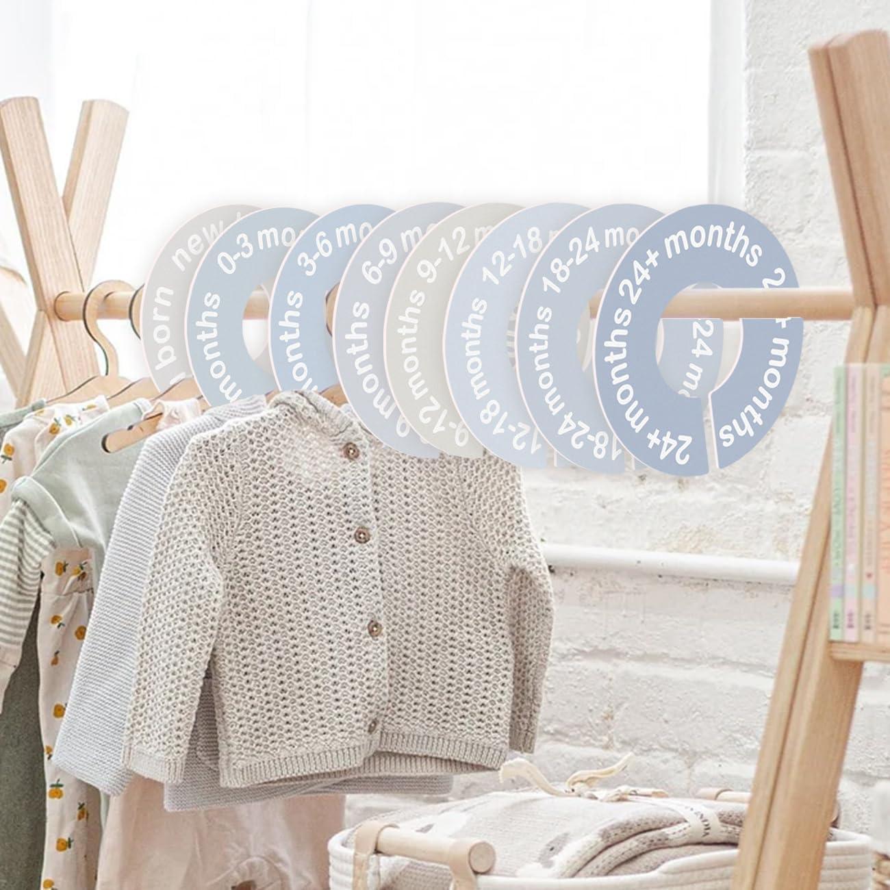 Divisores de Armario para Bebés Cephira - 8 Tamaños Redondos Azul