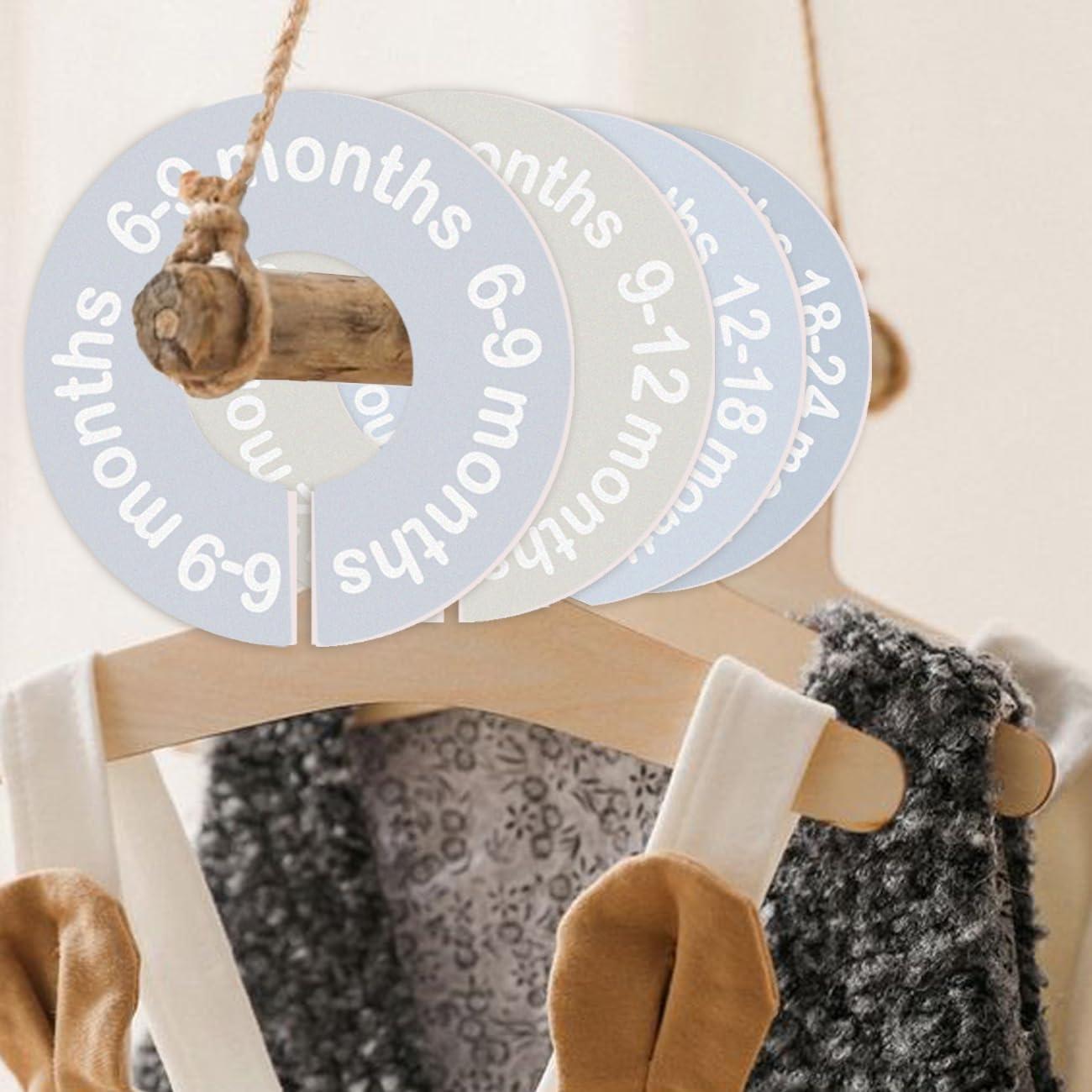 Divisores de Armario para Bebés Cephira - 8 Tamaños Redondos Azul