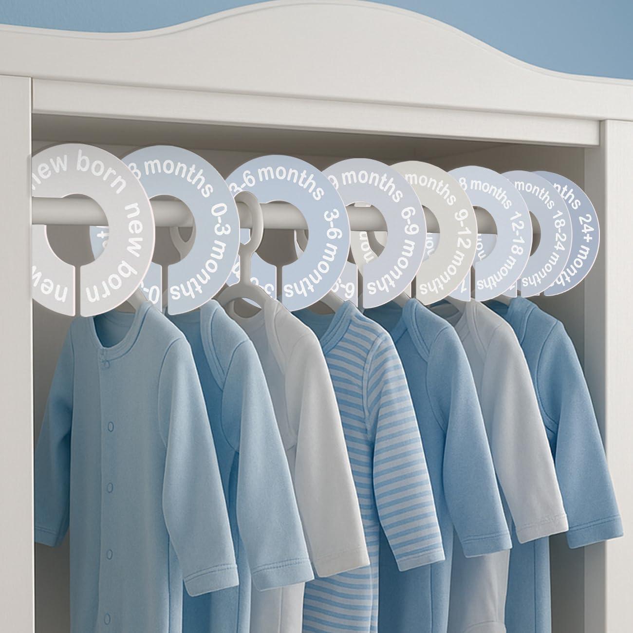 Divisores de Armario para Bebés Cephira - 8 Tamaños Redondos Azul