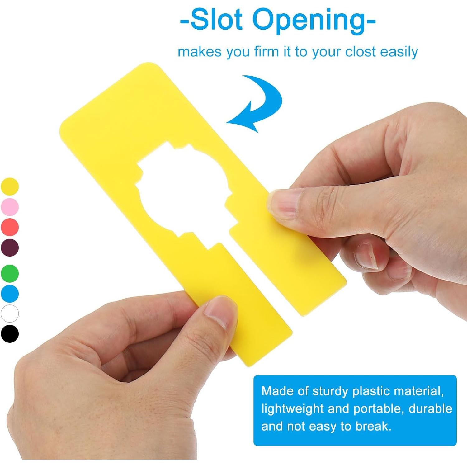 Divisores de Ropa PATIKIL Rosa - 8 Piezas con Marcador