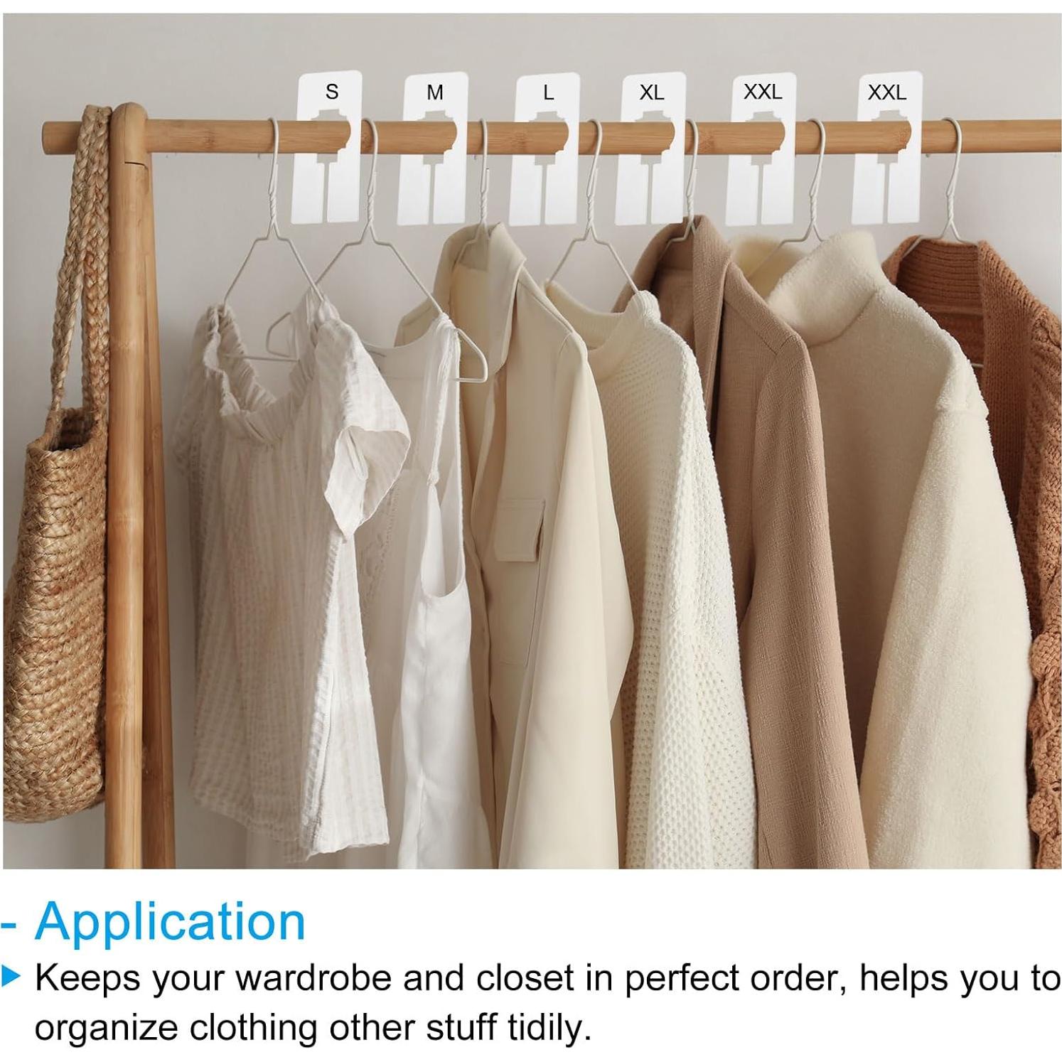 Divisores de Ropa PATIKIL Rosa - 8 Piezas con Marcador