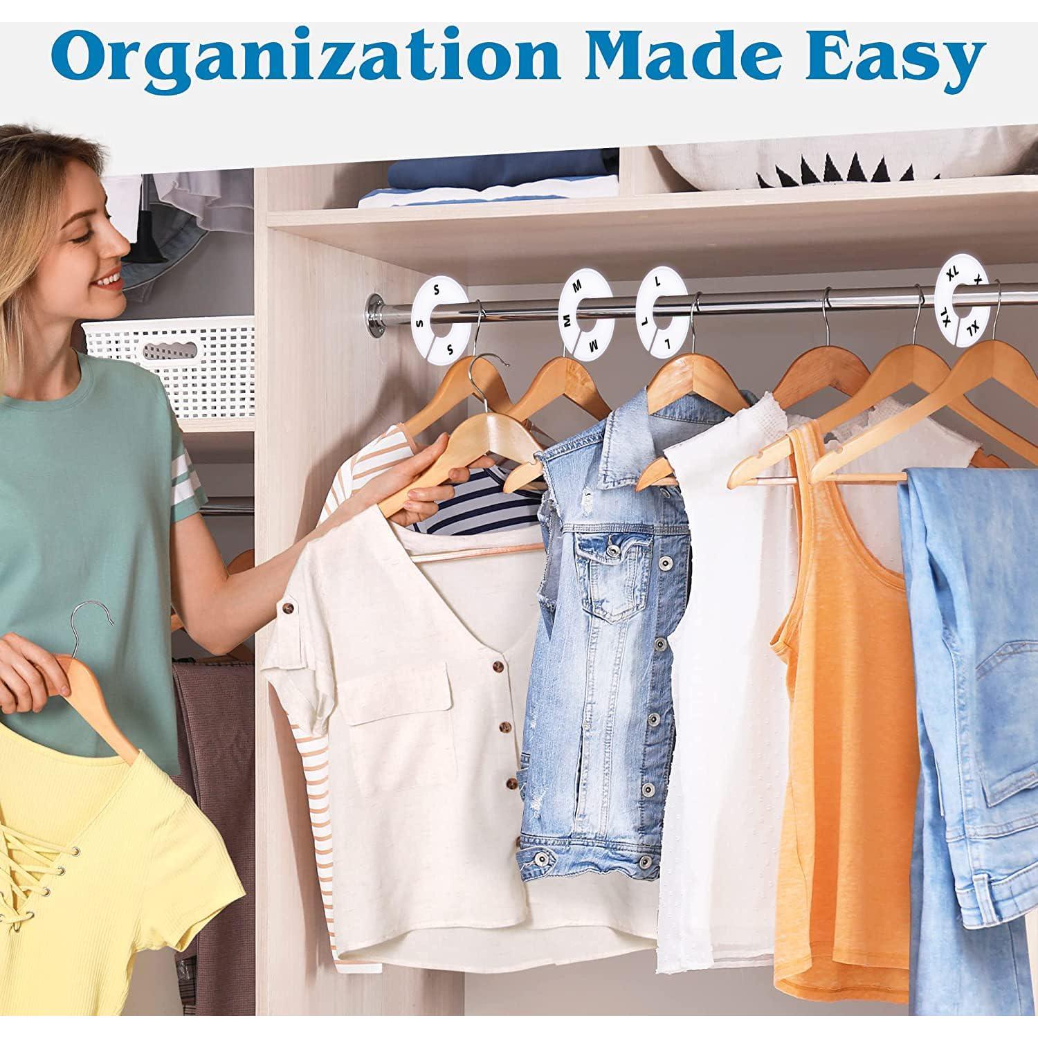 32 Divisores de Closet Blancos ERA Accents para Ropa