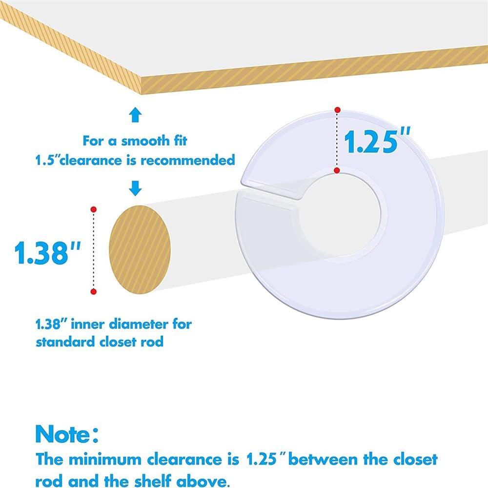 30 Divisores de Ropa Vshinic, Organizadores de Closet 9 cm