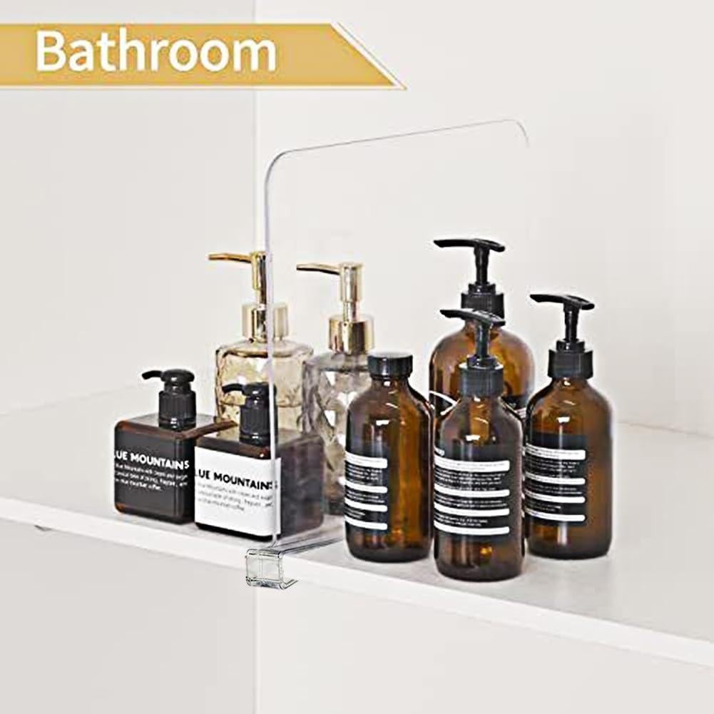 Divisores de Estantería Acrílicos Ikaufen 30.48 cm - 6 Paquetes