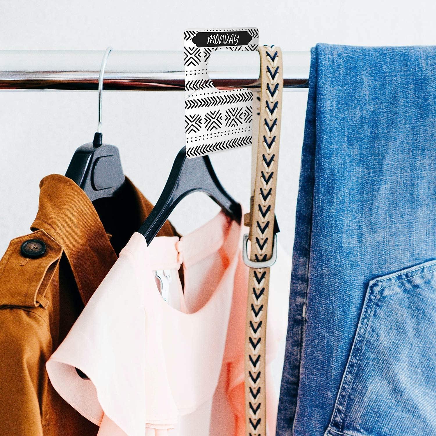 Divisores de Ropa Semanal Canopy Street - 7 Piezas 10.16x15.24 cm