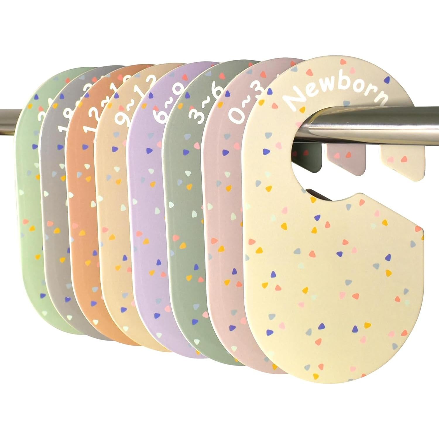 Juego de 8 Divisores de Armario para Bebé BESTOCEAN Multicolor