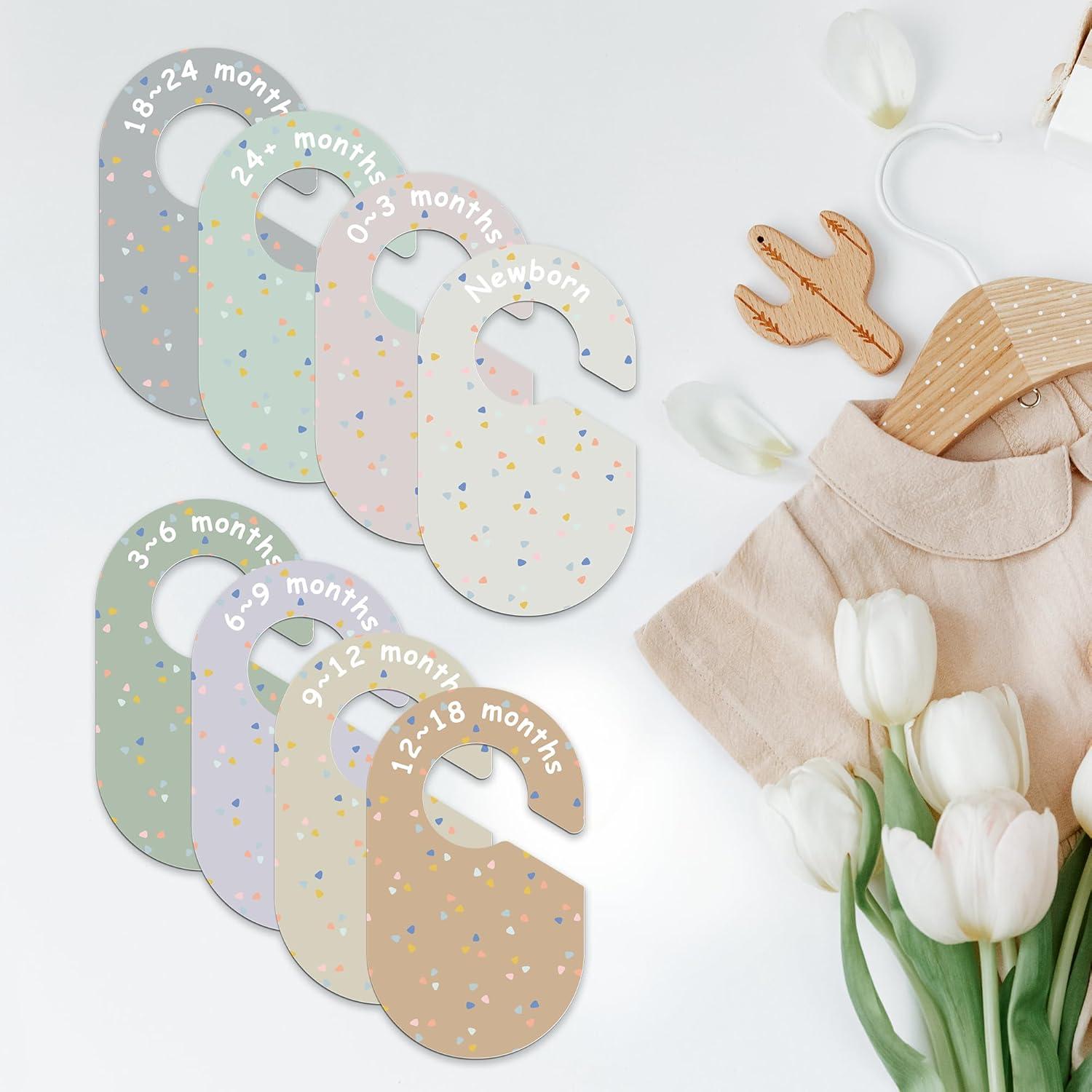 Juego de 8 Divisores de Armario para Bebé BESTOCEAN Multicolor