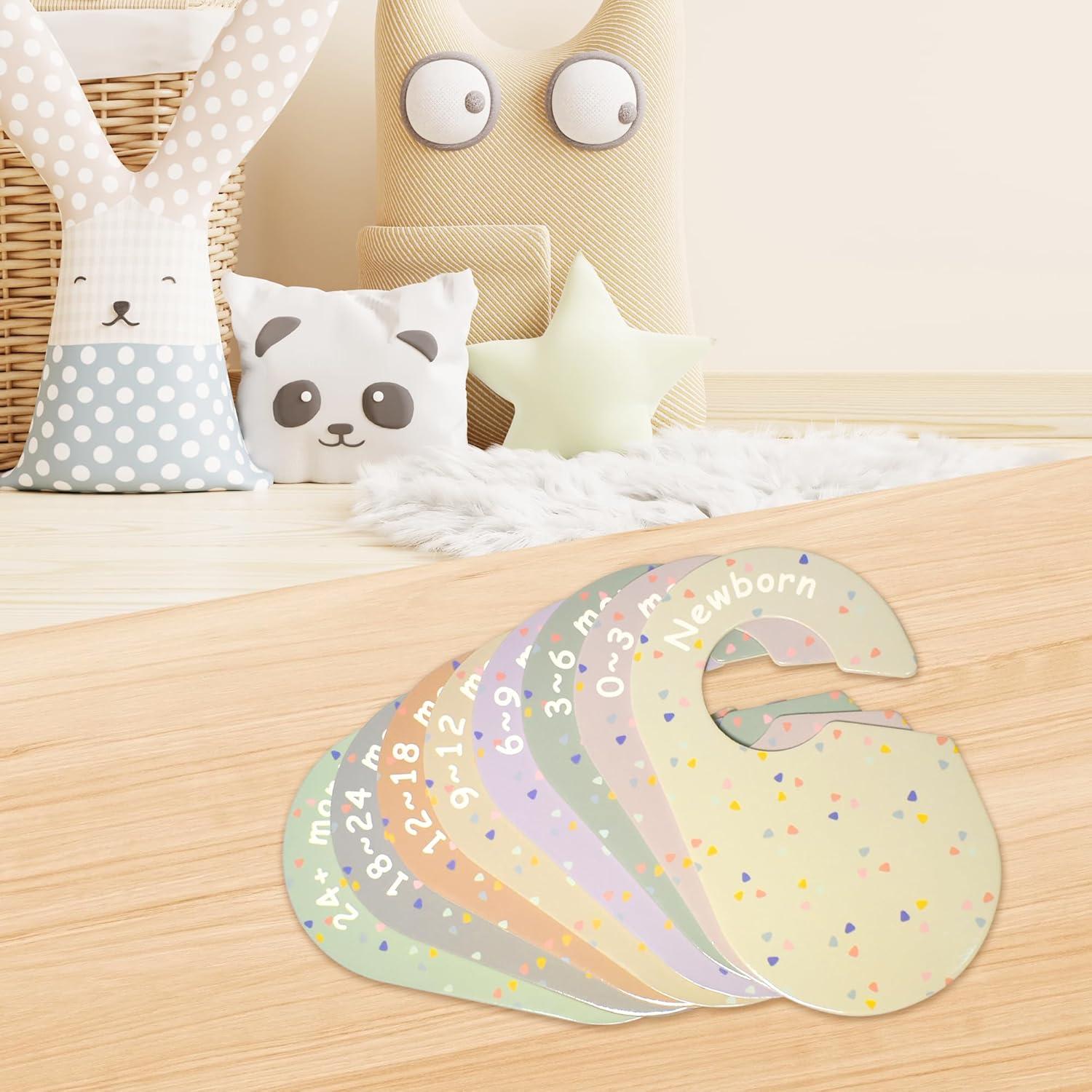 Juego de 8 Divisores de Armario para Bebé BESTOCEAN Multicolor