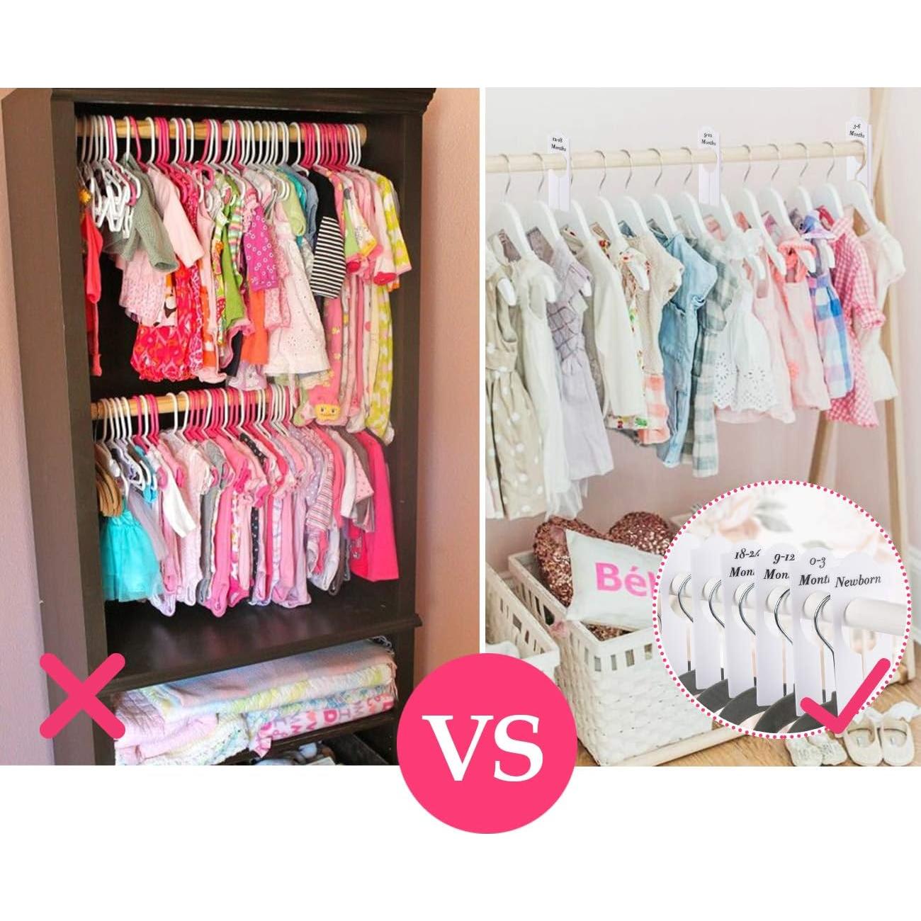 Divisores de Armario para Bebés Lemonfilter - 12 Pcs Blanco