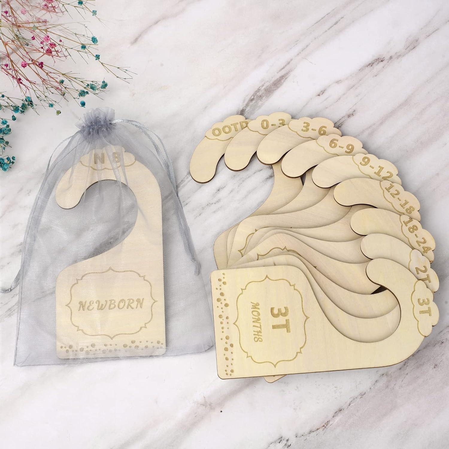 Divisores de Closet de Madera Lemon Shane - 10 Piezas para Bebés