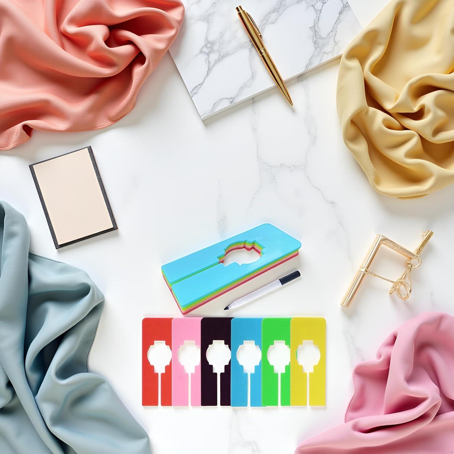 Divisores de Closet Coloridos Galepromot 6 Pcs 30x15 cm