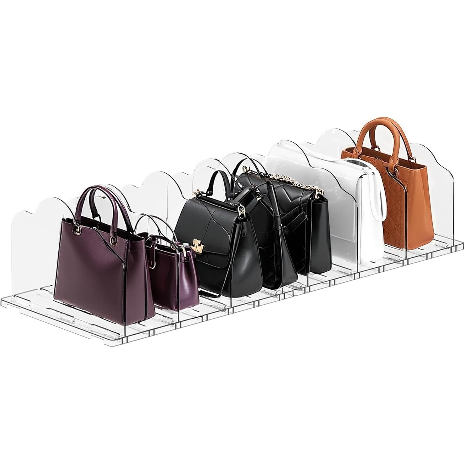 Organizador de Bolsos Ninonly, Divisores Ajustables para Closet
