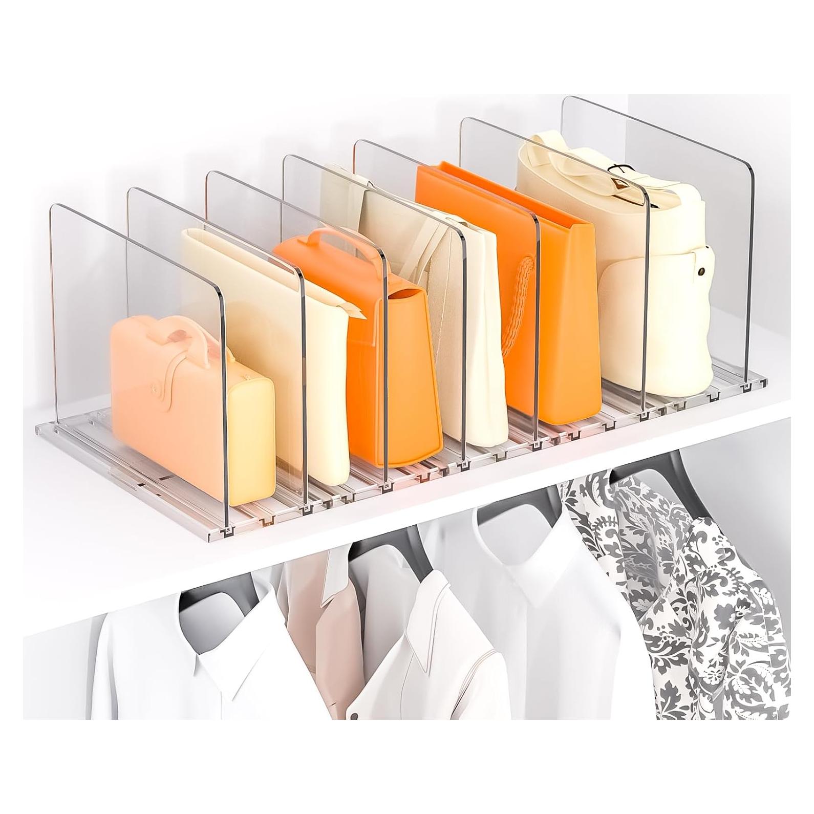 Organizador de Carteras Ajustable xydstay 61.7x28.4cm Transparente