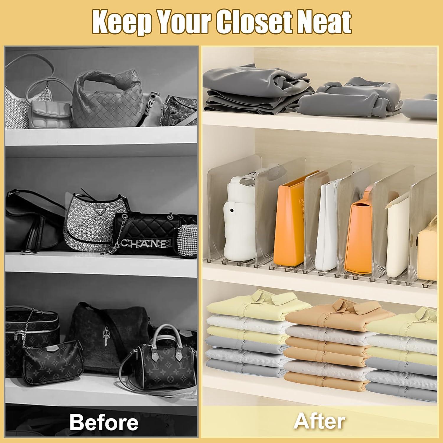 Organizador de Carteras Ajustable xydstay 61.7x28.4cm Transparente