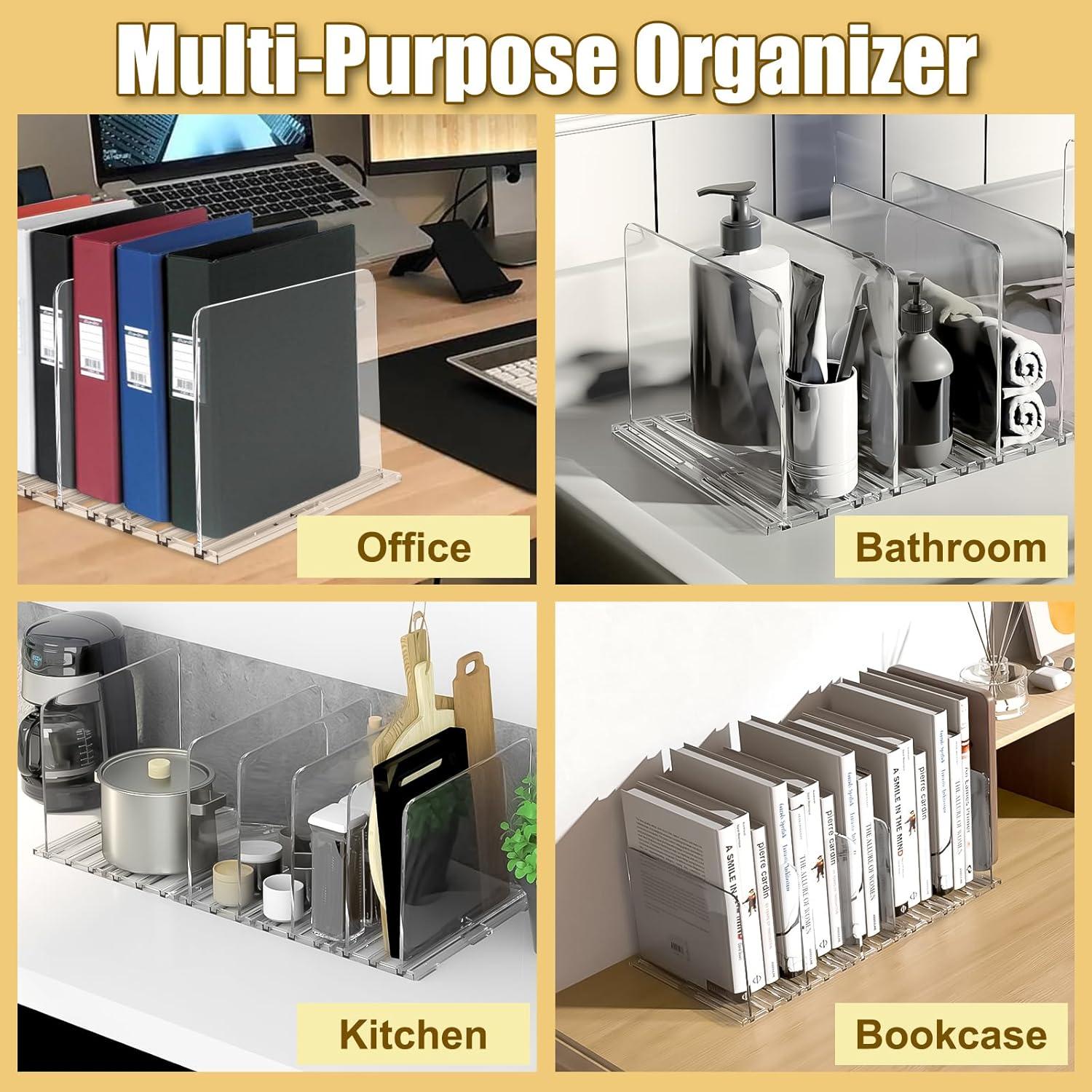 Organizador de Carteras Ajustable xydstay 61.7x28.4cm Transparente