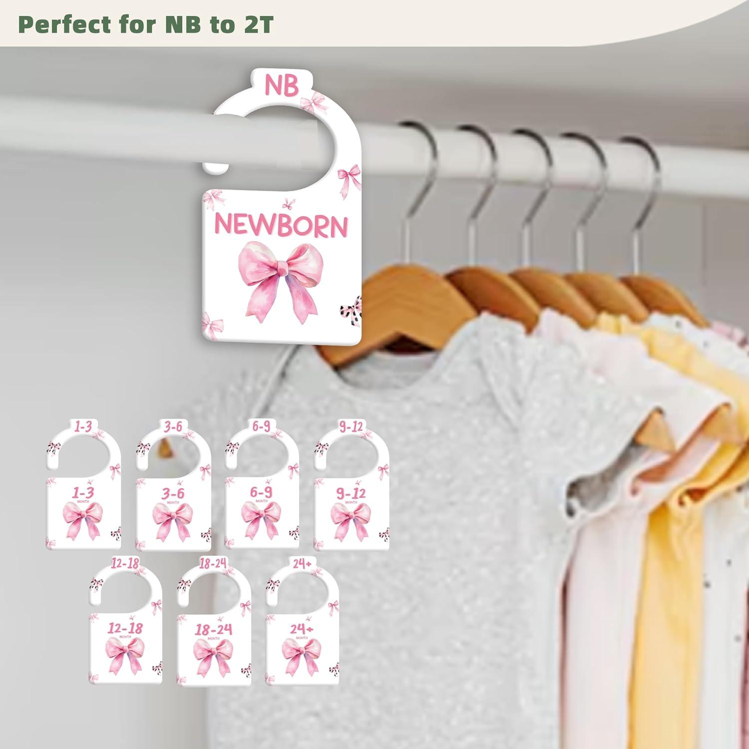 Divisores de Armario JMOST Rosa para Bebés 0-24 Meses
