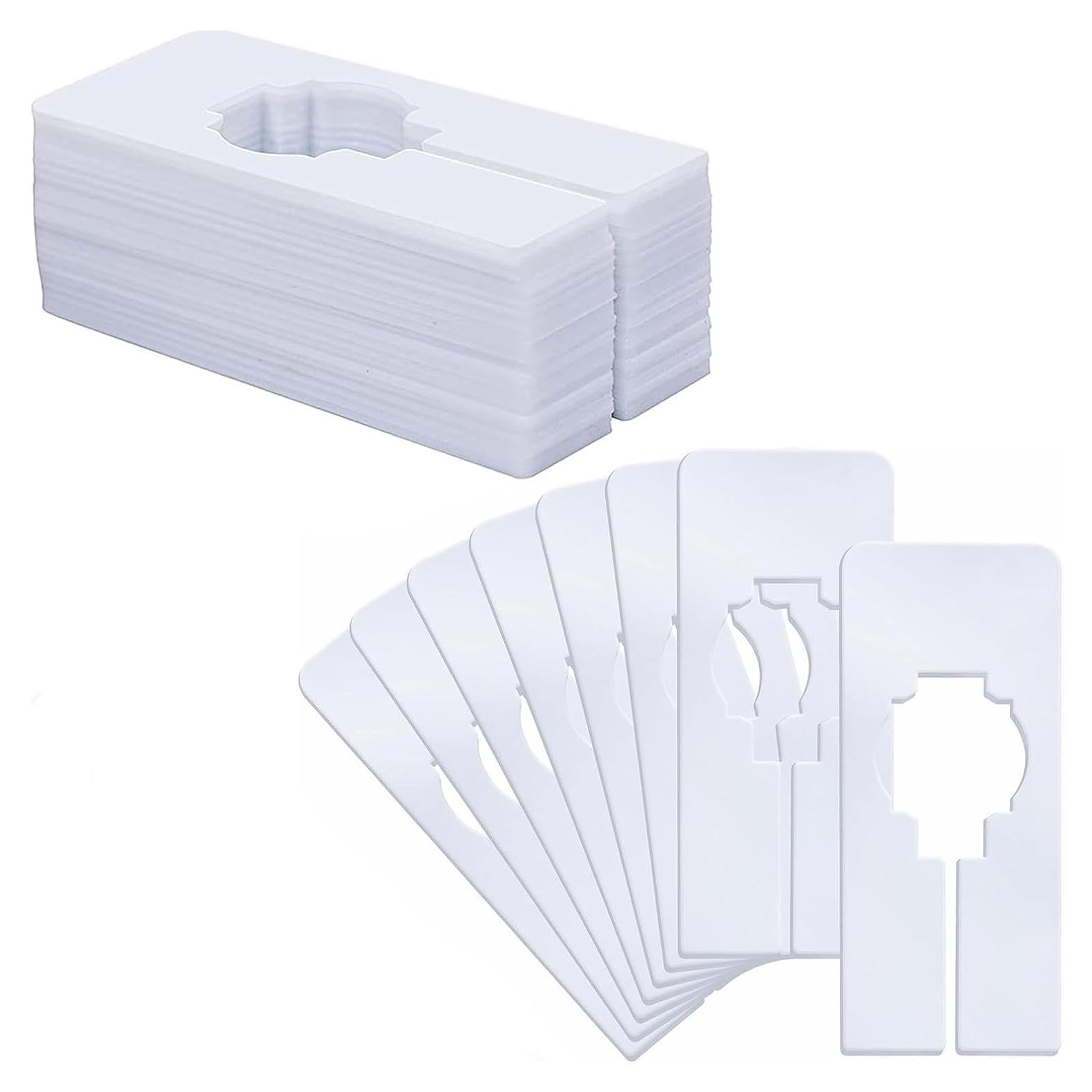 30 Divisores de Ropa Blancos Starfa Lab, Rectangulares y Reutilizables