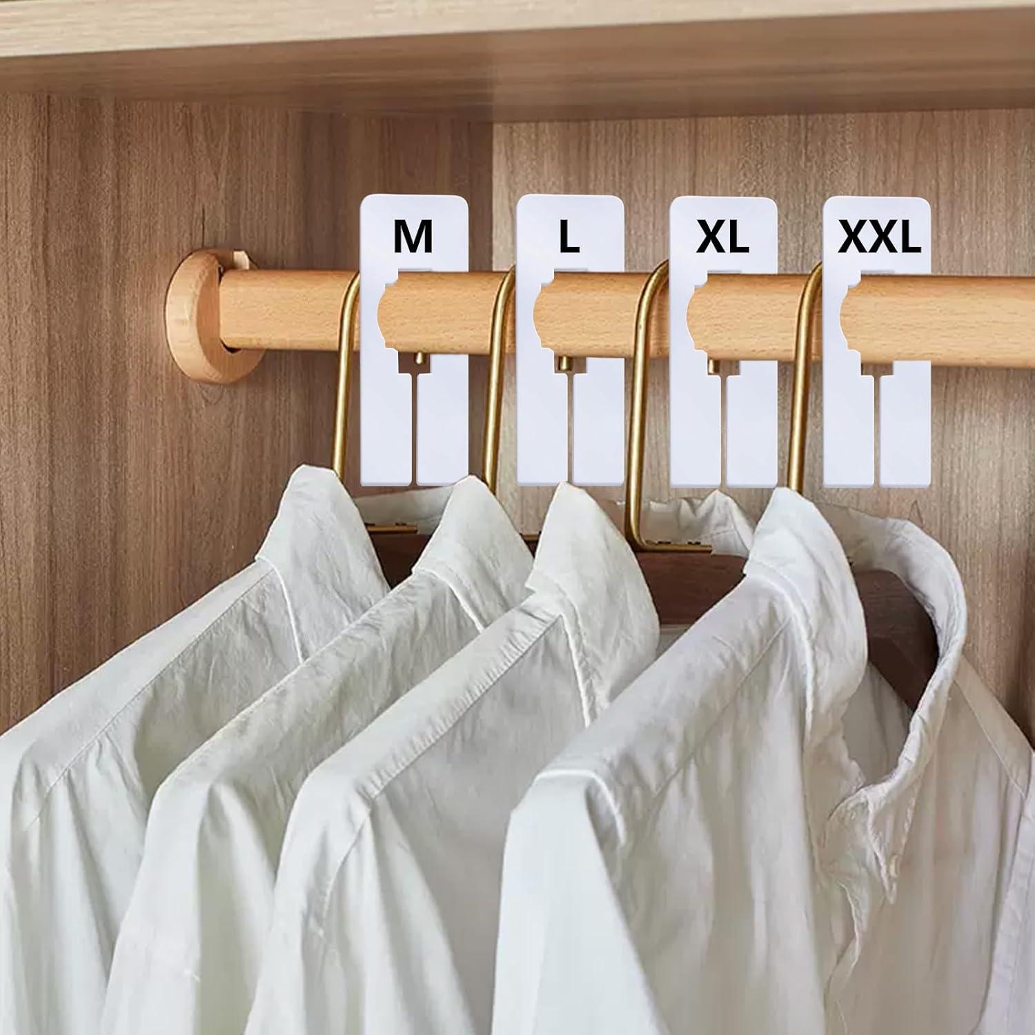 30 Divisores de Ropa Blancos Starfa Lab, Rectangulares y Reutilizables