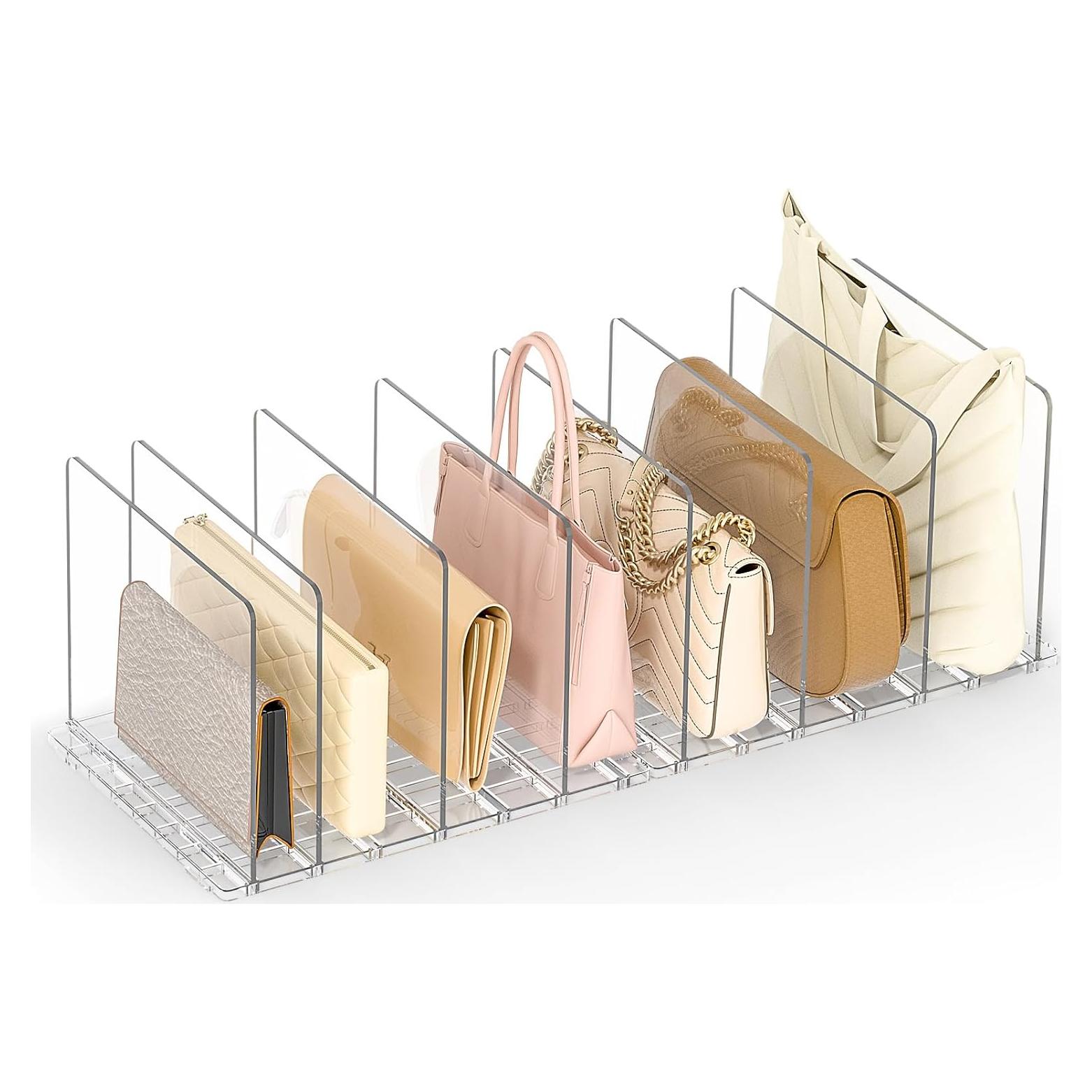 Organizador de Bolsos SortNStore - Divisores Ajustables Acrílico