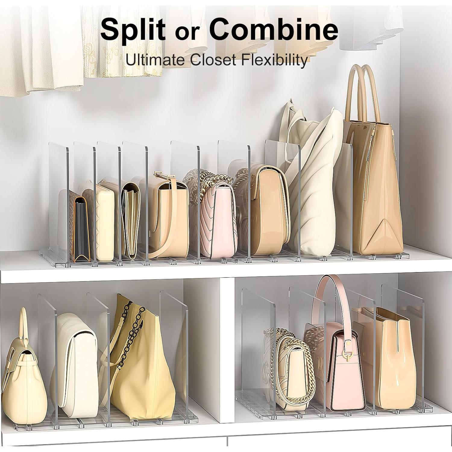 Organizador de Bolsos SortNStore - Divisores Ajustables Acrílico
