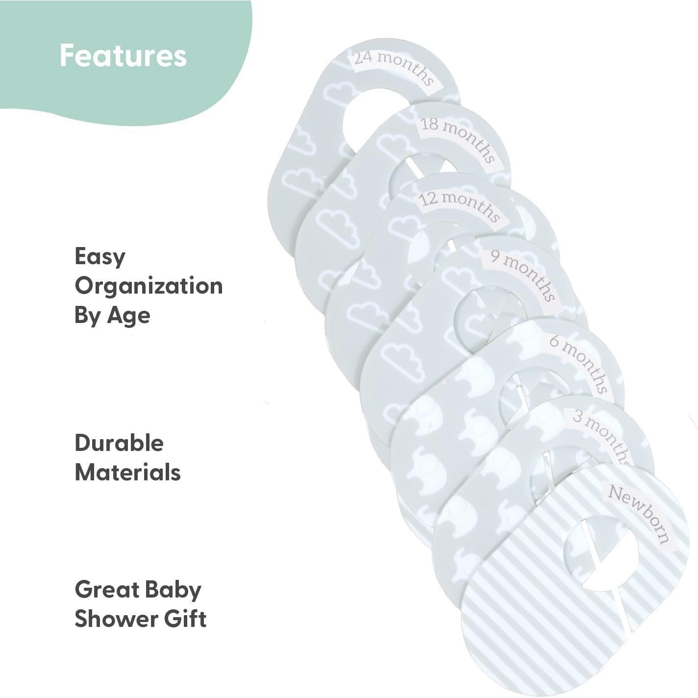 Divisores de Closet para Bebés The Peanutshell 10 Piezas