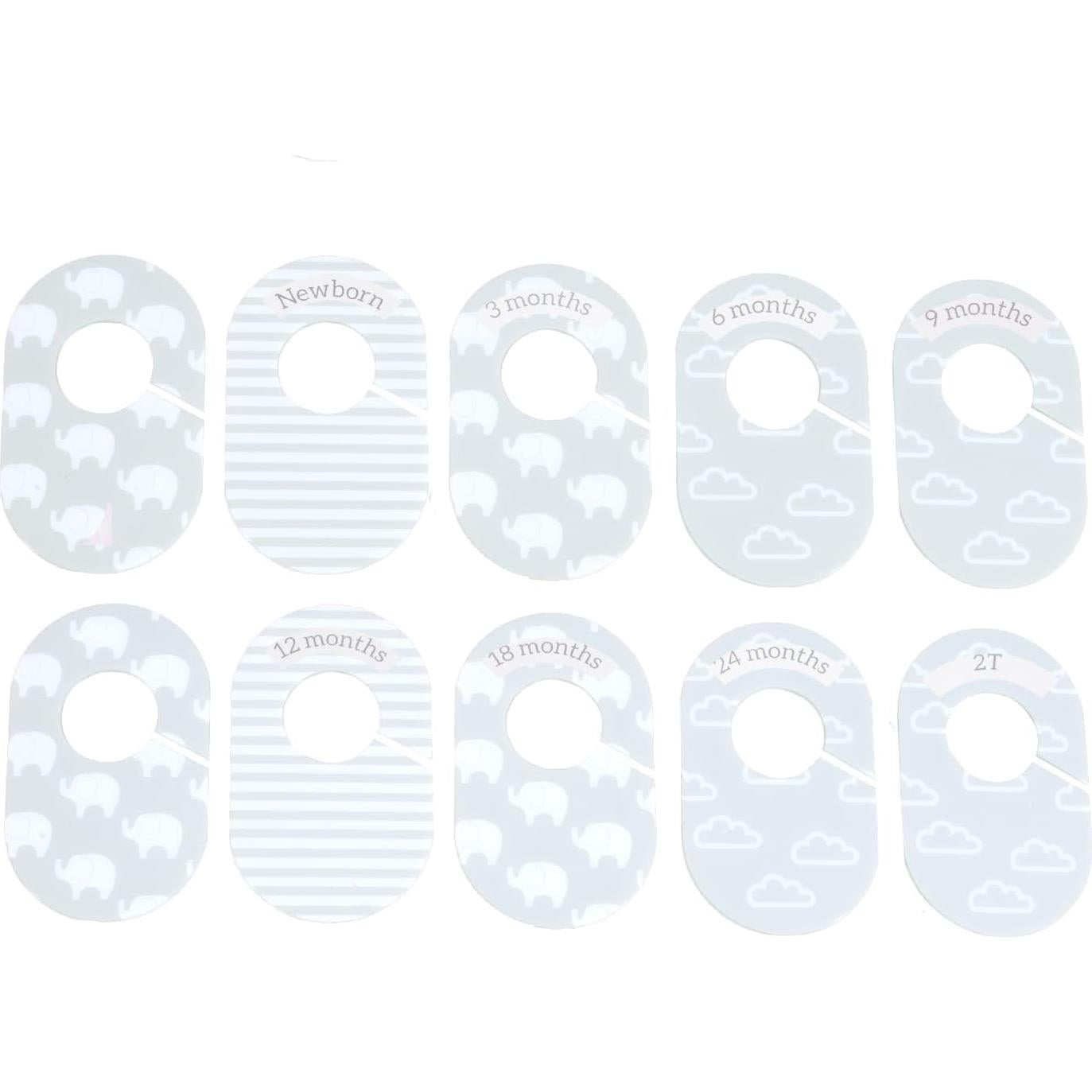 Divisores de Closet para Bebés The Peanutshell 10 Piezas