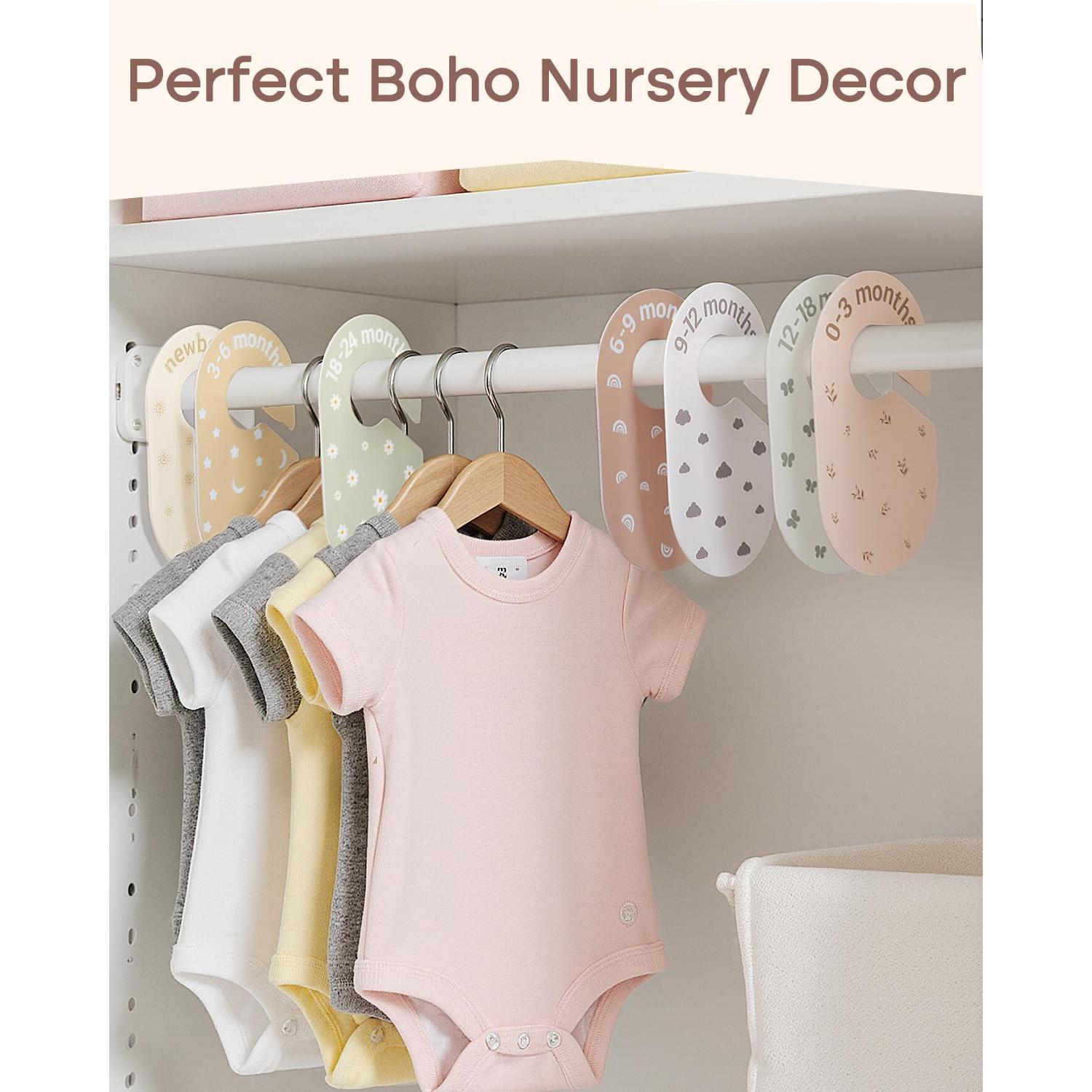 Divisores de Ropa para Bebé SCHOLOX - Set 7 Separadores Boho