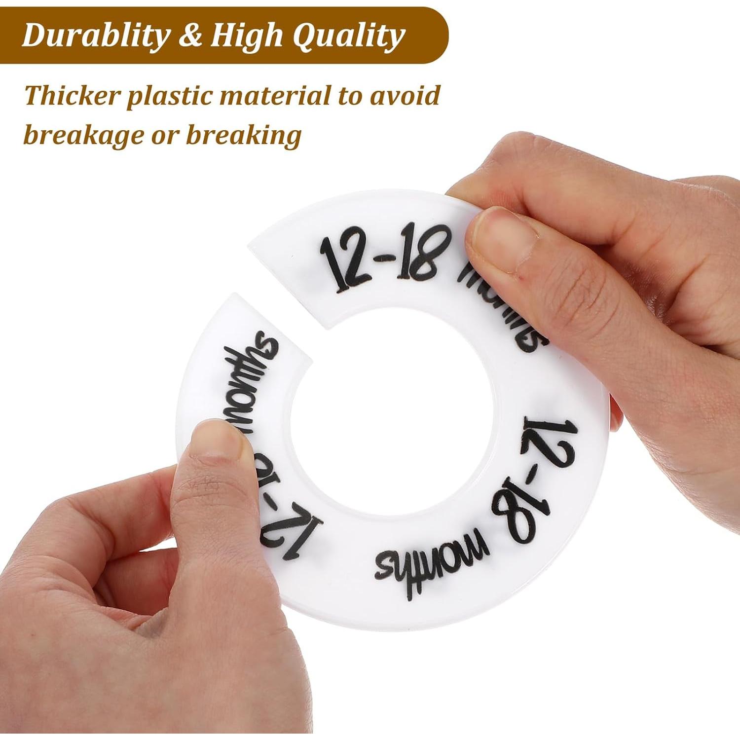 Divisores de Armario para Bebés Gjinxi 12 Piezas Ajustables